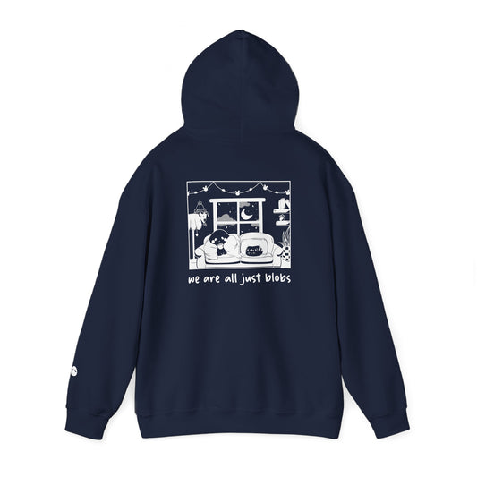We Are All Just Blobs Comfy Hoodie