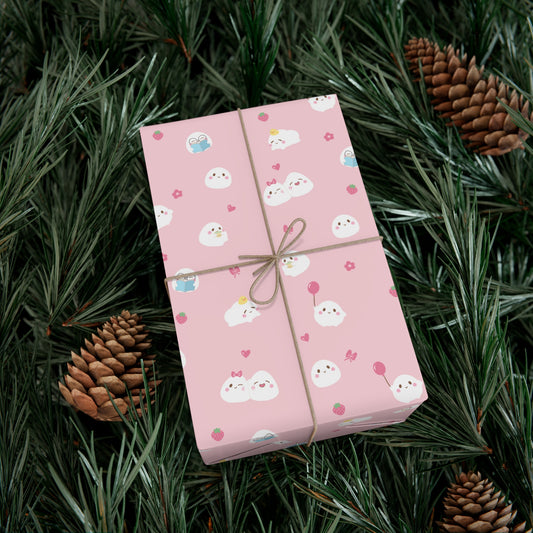 Cute Pink gentle blob™ Gift Wrapping Paper