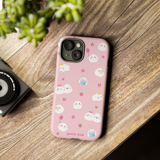 Cute Pink gentle blob™ Phone Case
