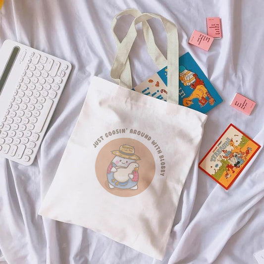 Everyday Cute Goose Blobby Tote Bag