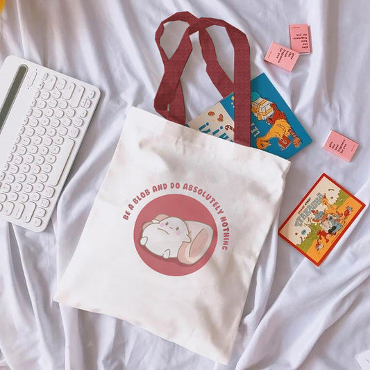 Everyday Cute Tired Blob Tote Bag